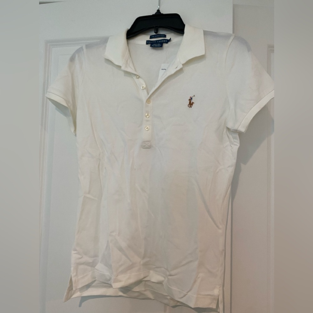 Ralph Lauren White Polo Shirt